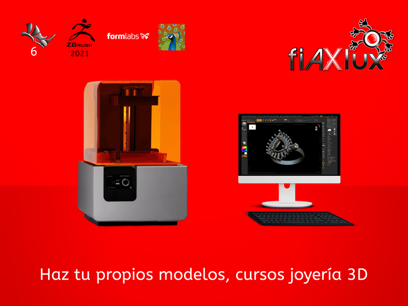 Aprende diseño 3D de joyería en Fiax Lux